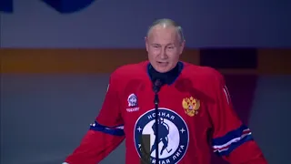 Russian President Putin scores eight in ice hockey match exhibition| Владимир Владимирович Путин