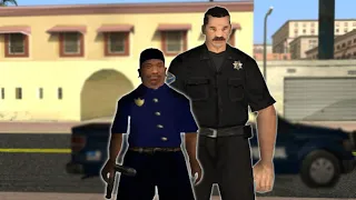 CJ Junior Trabaja de POLICÍA - GTA San Andreas