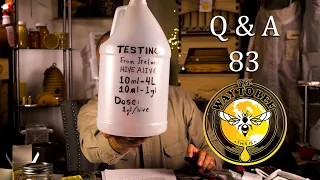 Backyard Beekeeping Questions and Answers 83 Nosema Controls