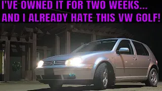 My 2001 MK4 Volkswagen Golf • 5 Things I Dislike • #ThatBeardedMechanic