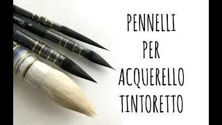 Pennelli per ACQUERELLO BELLISSIMI! (recensione e prova) Arte per Te