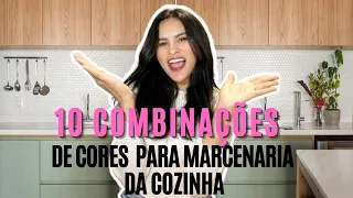 10 COMBINAÇÕES DE CORES PARA A MARCENARIA DA COZINHA