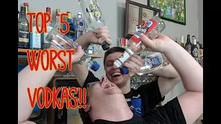 KyBrewReview's Top 5 Worst Vodkas!