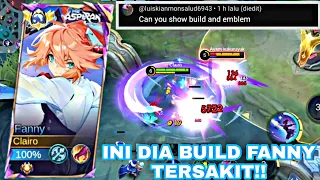 INI DIA BEST BUILD & EMBLEM FANNY TERSAKIT YANG SERING GUA PAKE!! SEKALI COMBO MUSUH LANGSUNG MOKAD