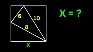 A Nice Geometry Problem | Can you find length X ?