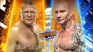 WWE 2K23: Brock Lesnar vs. Batista [4k 60FPS PS5] (RealLifeSimulation)