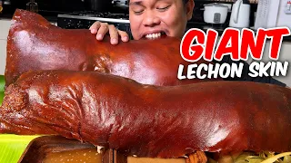 The Most Satisfying Whole Lechon Skin Mukbang | Crispiness Overload