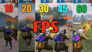 10 FPS vs 60 FPS Challenge | FPS MATTER??  | iPad Pro 2021 PUBG MOBILE