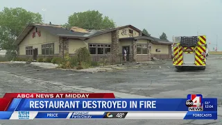 Restaurant destroyed in fire