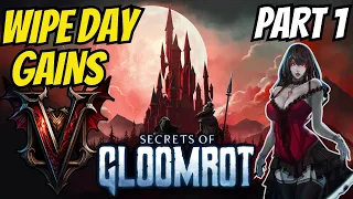 V Rising Secrets of Gloomrot PVP 🧛 Wipe Day Gains | Part 1