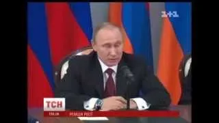 Володимир Путін вважає, що у Україні відбуваються лише погроми