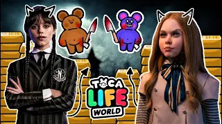 Wednesday Addams vs M3gan Toca Life World 💕Reincarnation 😱 Sad Story 😱 Toca Boca