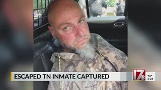 Escaped inmate recaptured just 10 miles from Tenn. prison