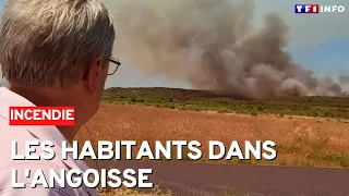 Incendie : les habitants dans l'angoisse en Pyrénées-Orientales