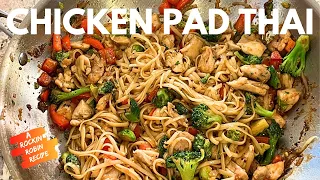 🍜 Irresistible  Chicken Pad Thai Noodle Stir-Fry | Homemade Pad Thai"