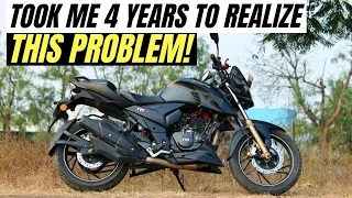 TVS APACHE RTR 200 4V I REALIZED THIS PROBLEM AFTER 4 YEARS PURCHASE BEST 200cc BIKE IN INDIA?