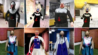 Keplerians Games In Evil Nun Mod Vs Dvloper Games In Ice Scream 6 Mod | The Nun - Granny 3