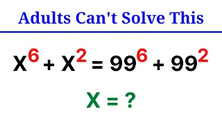 Many Adults Stumped in this Problem | Nice Algebra Question