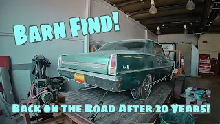 Barn Find! Restoring this 1966 Chevy Nova 327. Back on the road after 20 years!