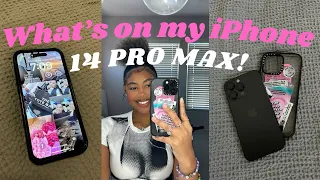 WHATS ON MY IPHONE 14 PRO MAX 2023! 📲 | Miya Janae