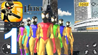 Rope Hero Stickman Gangster 3D Gameplay Walkthrough Part 1 (IOS/Android)