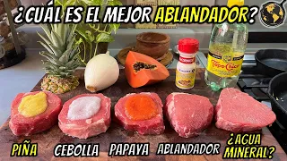 ¿Cuál es el MEJOR Ablandador para tu Carne Asada? | Cocina Universal