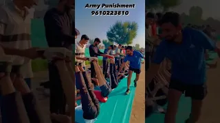 Army Punishment #shorts #running #viral #video