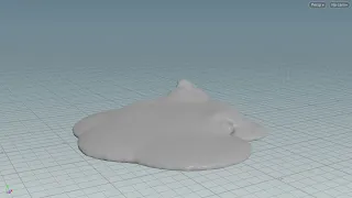 melting simulation test in houdini fx