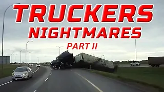 American Truck Drivers 2- BEST OF Road Rage, Car Crash, Brake Check, Instant Karma | USA CANADA 2023