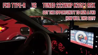 FK8 Civic Type-R!! Finally I get to run it with my Tuned 222whp K20z1 RSX