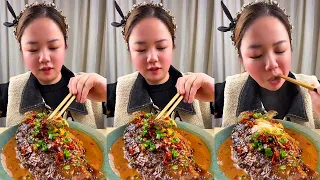 Asmr Mukbang Spicy Food  Eating Show | Chinese Food | Eating Challenge | Crucian carp | Fish