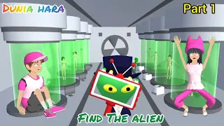 Find The alien 👽 UFO datang ke Kota Sakura, Yuta Mio Ketemu Alien 😱|Sakura School Simulator Part 1