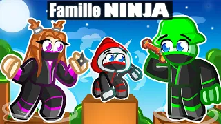 ADOPTÉ par la FAMILLE NINJA sur SNAPCHAT Roblox !