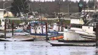 Tsunami Destroys Crescent City Harbor 3/11/11 (HD)