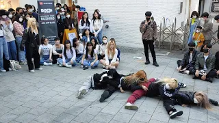 SATURDAY. HIPARTY. PRESENTING UNIQUE ALLURING CHOREOGRAPHY ON HONGDAE STREET BUSKING.