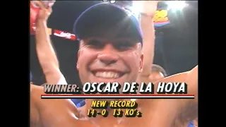 Oscar De La Hoya vs Jorge Paez July 29, 1994 720p HD International Feed Video English Commentary