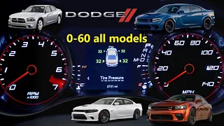 All Dodge Charger Models Acceleration - Battle (with subt.)