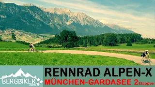 Rennrad Alpencross München-Riva 🚴 Alpenüberquerung Rennrad Alpencross