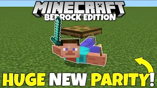 HUGE 1.20 PARITY UPDATE! Crawling Added, Boats Fixed & More! Minecraft Bedrock Beta