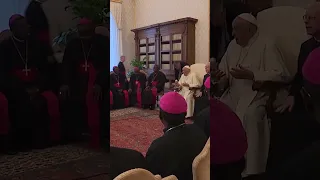 Pope Francis meets with Tanzania's Bishops