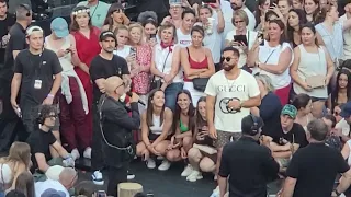 la chanson de l année 17 juin 2023( arène de Nîmes) répétition Florent Pagny et Kendji Girac