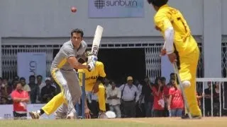 Salman Khan At Charity Cricket Match!