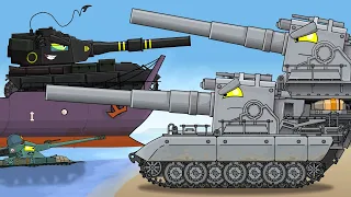 Large caliber monsters. Cartoons about tanks