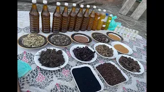 Home Made 100% Organic  Hair Oil | Alif Ahlam Herbs Infused Hair Oil