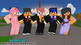 APHMAU SMP FRIENDS DANCE CREW | CHICKEN WINGS | SHUFFLE DANCE | ALL EPISODES - Minecraft Animation