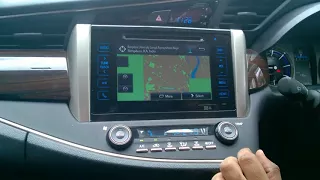 Toyota Crysta MID & Navigation - 8.How to set Navigation to destination location