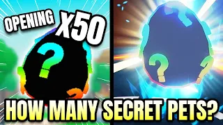 Opening x50 Prismatic Eggs in Pet Catchers (Roblox)