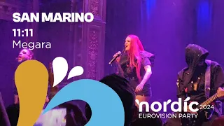 🇸🇲 Megara - 11:11 (San Marino 2024) I Live at Nordic Eurovision Party 2024