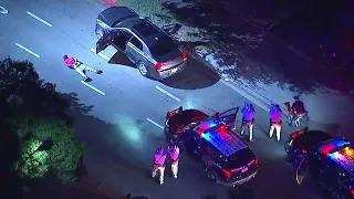 RAW VIDEO: Authorities chase suspect traveling at speeds more than 100 mph on the 210 Freeway | ABC7