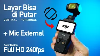 Kamera Poket Diluar Nalar‼️DJI Osmo Pocket 3🔥 Unboxing, Cara Pakai, Review